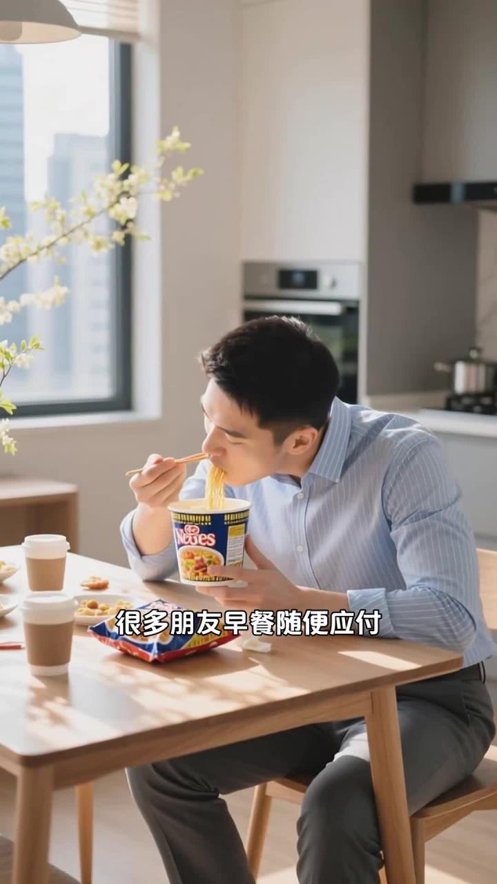 吃包子配豆浆、鸡蛋和小菜,营养早餐促健康养生～