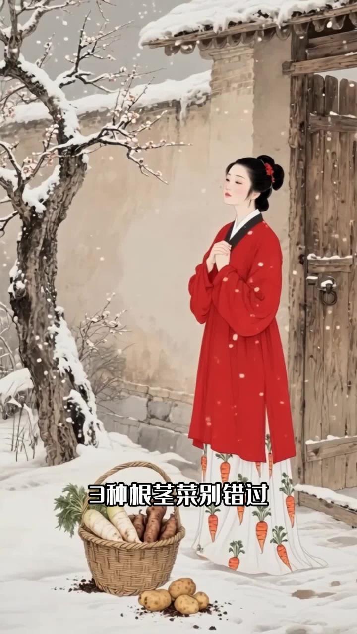 冬天吃3种根茎菜:暖身抗寒,第1种就是萝卜