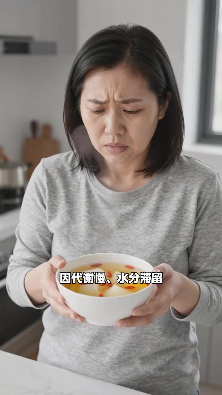 枸杞搭配冬瓜汤，熬夜脸部肥胖人群，轻盈不臃肿难受