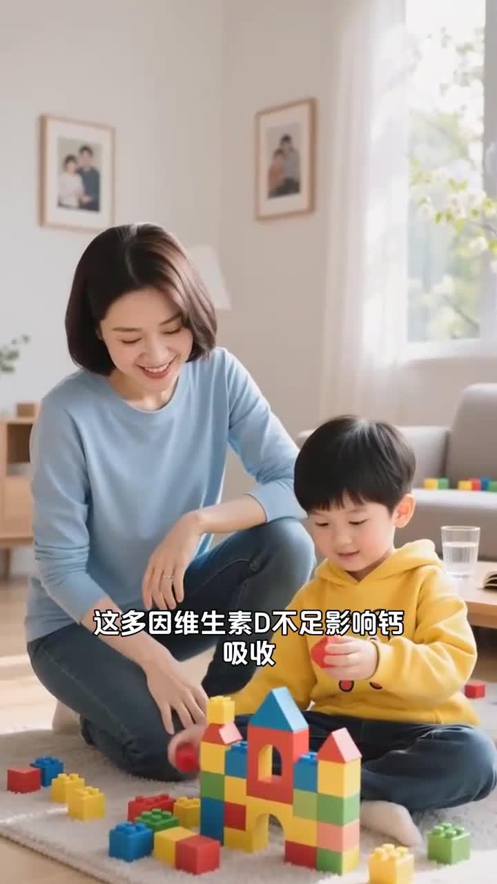 儿童补维生素 D,多吃深海鱼,促进钙吸收