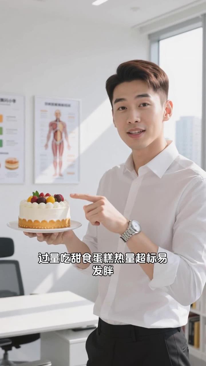 少吃甜食蛋糕,健康养生控热量～