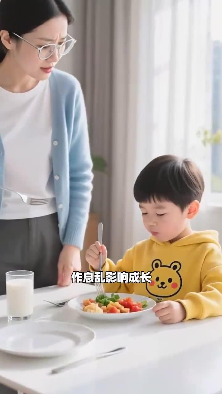 儿童防挑食,规律作息 + 多样晚餐,营养均衡