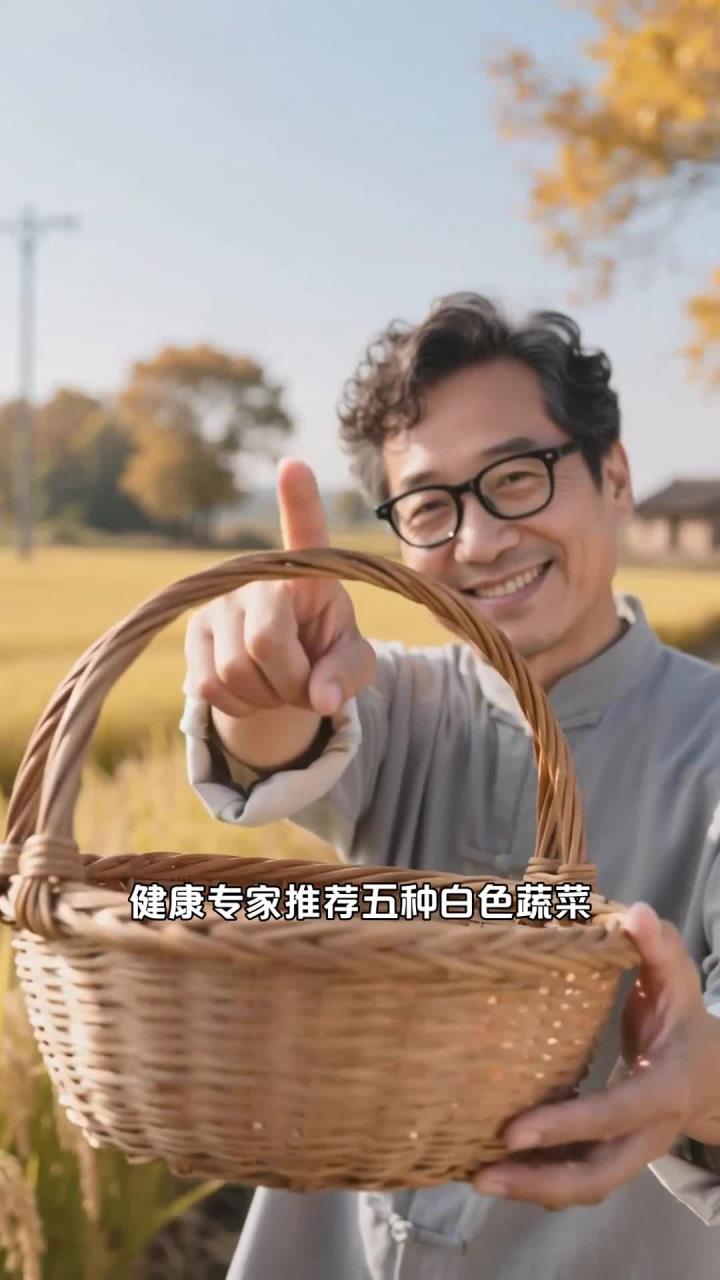 秋季润肺,5 种白色蔬菜,白萝卜 + 百合 + 银耳
