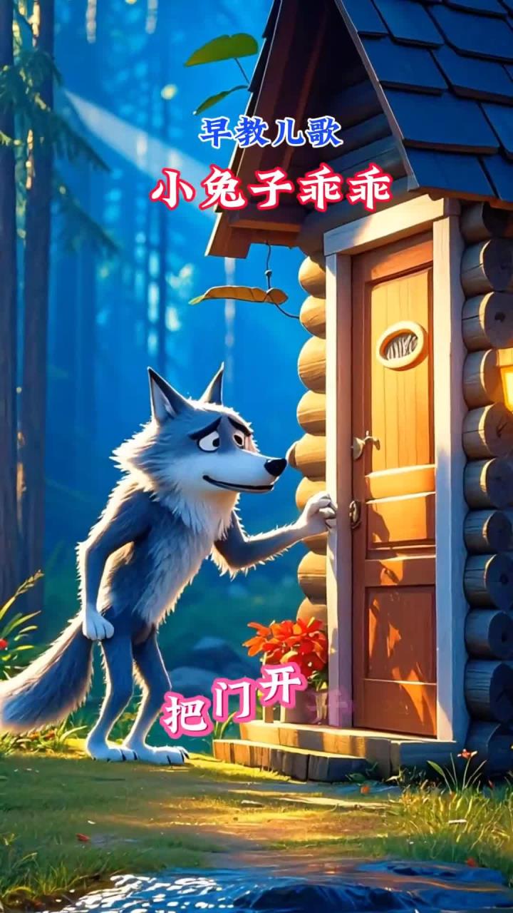 早教儿歌100首连续播放:《小兔子乖乖》