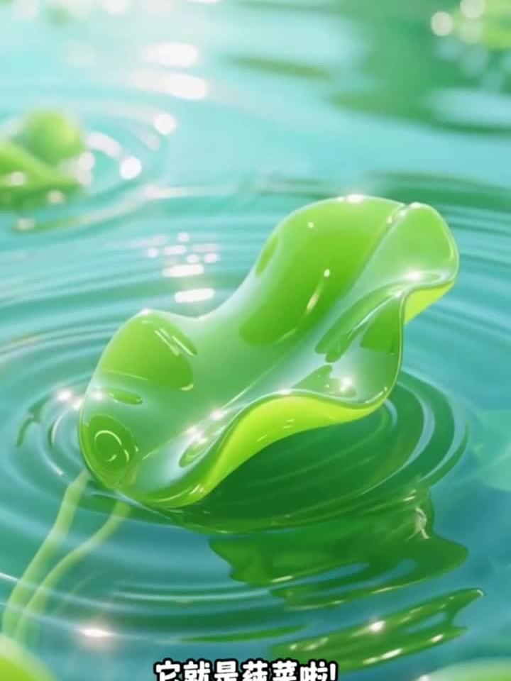 莼菜低卡富纤维，焯水凉拌解腻增强免疫力