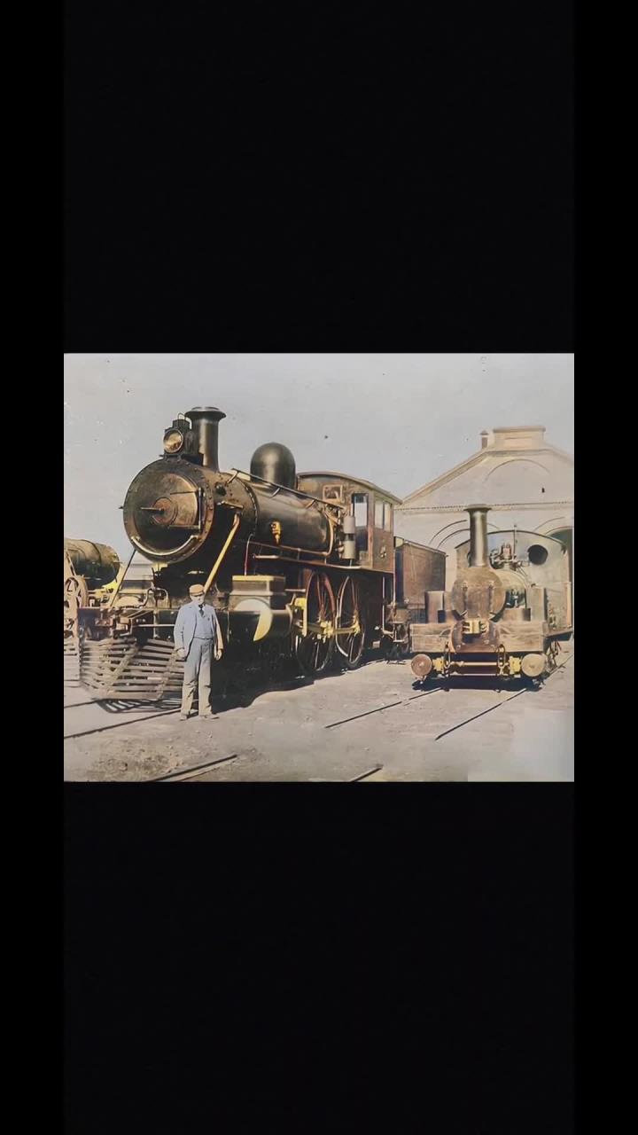 1898年,唐山工厂的火车头