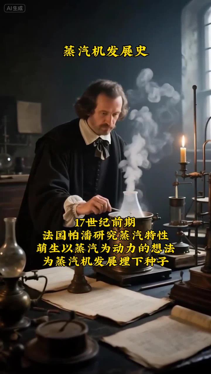 伟大发明蒸汽机发展,推动工业革命,开启人类机械化生产时代