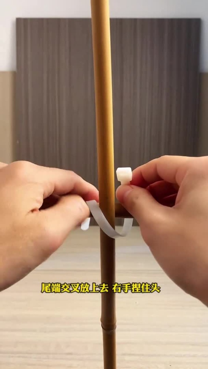 菜园里的黄瓜架，豆角架这样绑特别牢固！