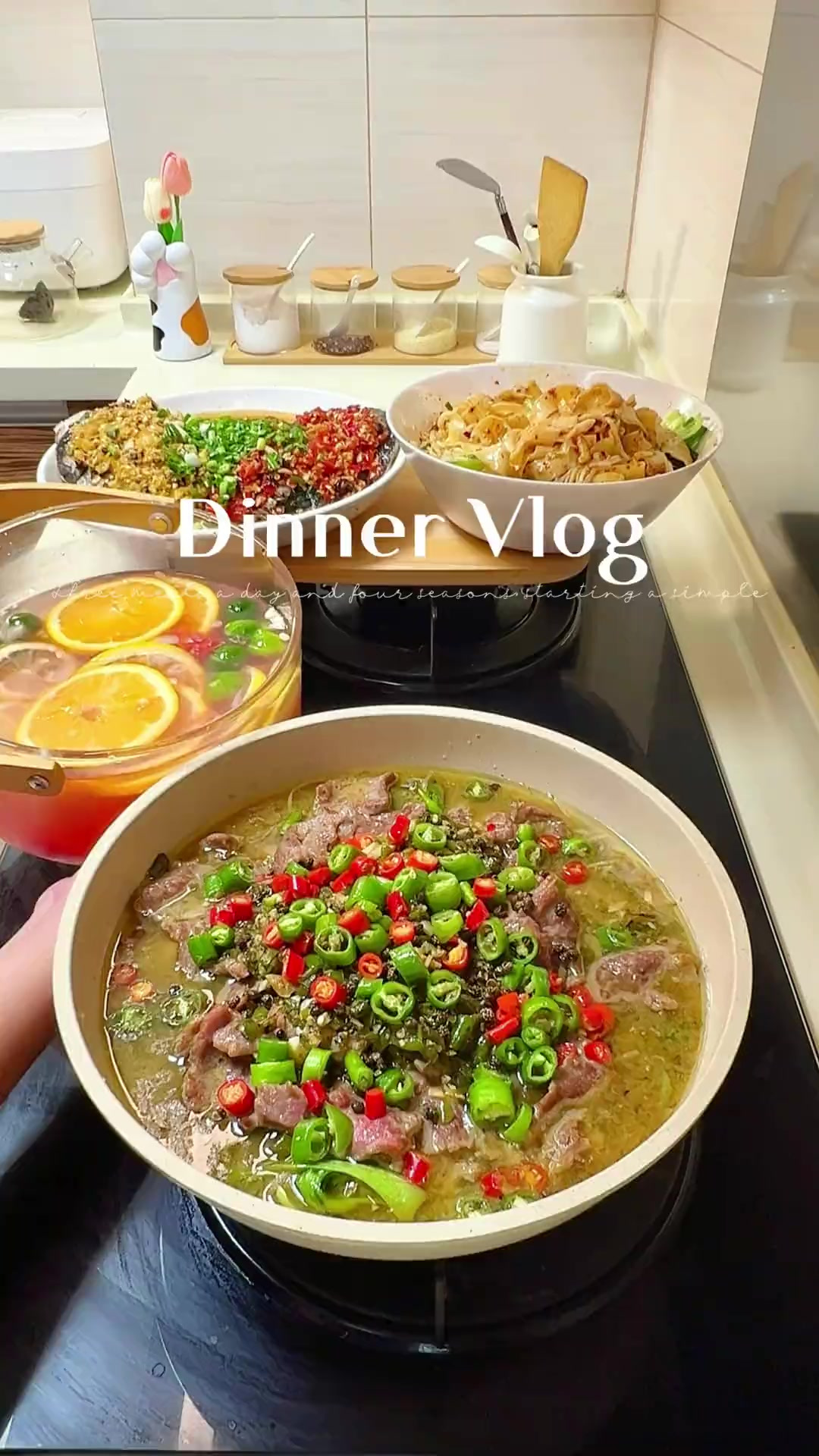 在家做饭|在家做饭真的太治愈了 今日菜单 -烧椒牛肉