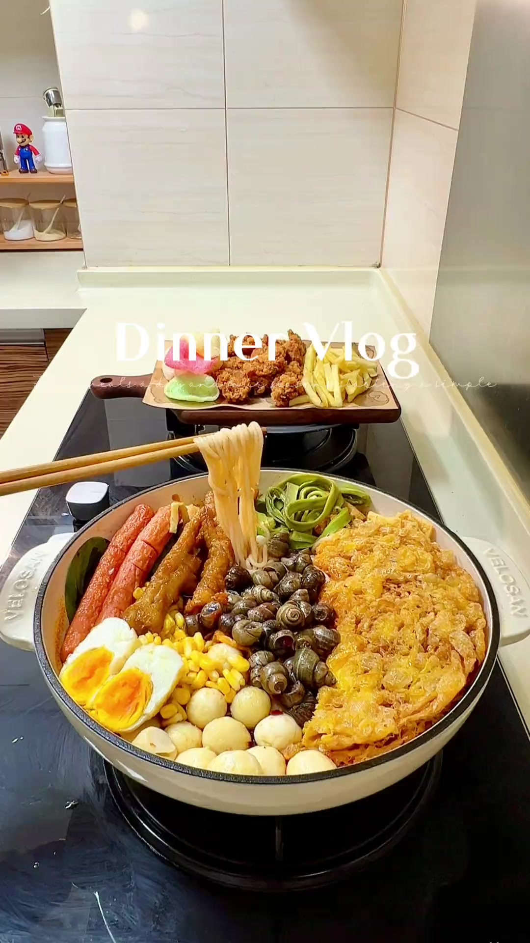 一人食 一个人在家嗦粉太快乐~ 今日菜单 -豪华版