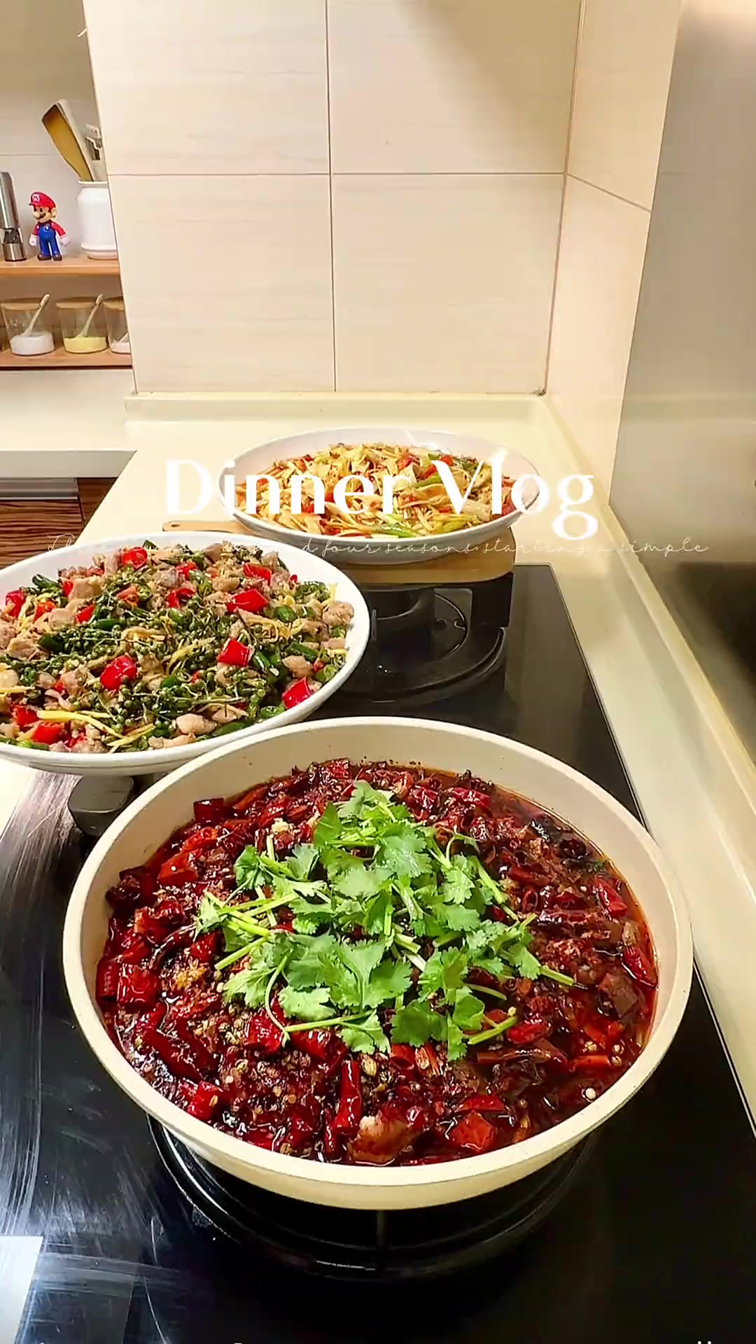 在家做饭 自贡菜吃一次就爱上~ 今日菜单 -水煮