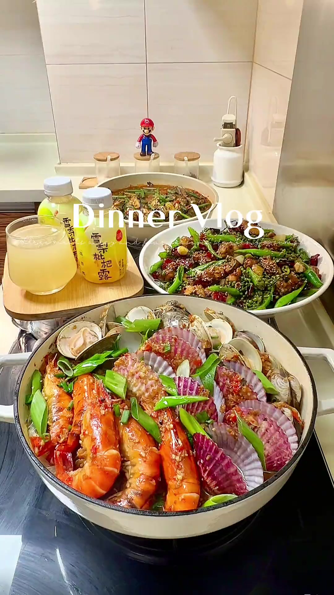 在家做饭 当你有个超级会做年夜饭的女儿!今日菜单