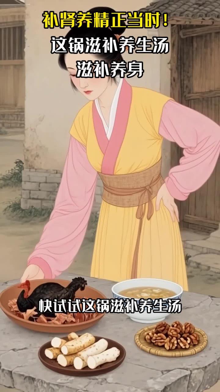 补肾养精正当时!这锅滋补养生汤,滋补养身