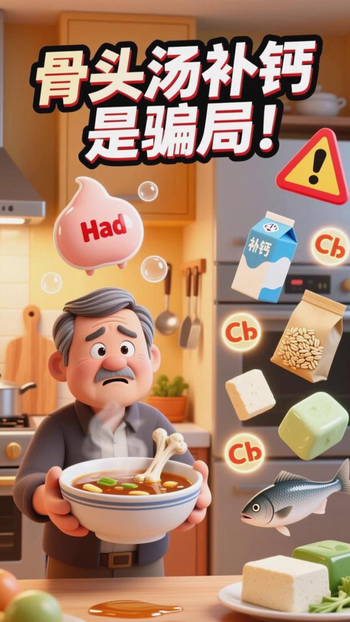骨头汤补钙是骗局!真正养生补钙食谱