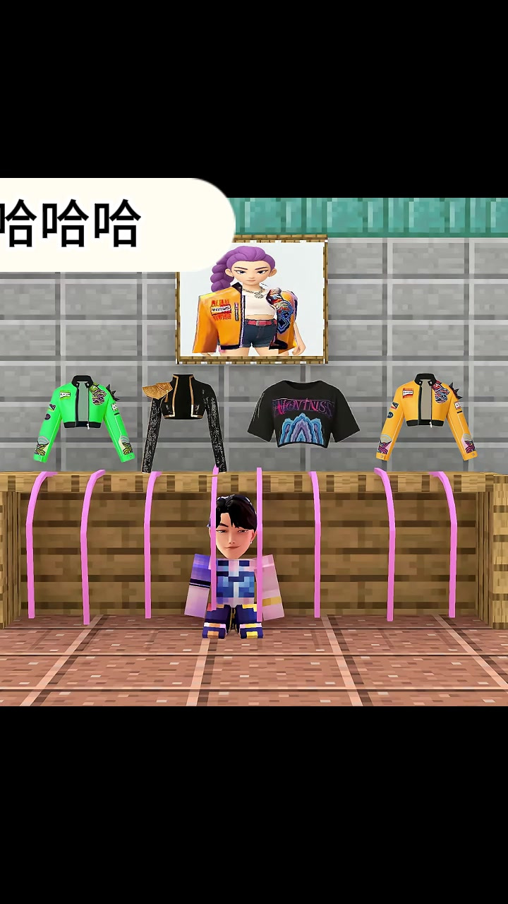 卡通人物服装展示