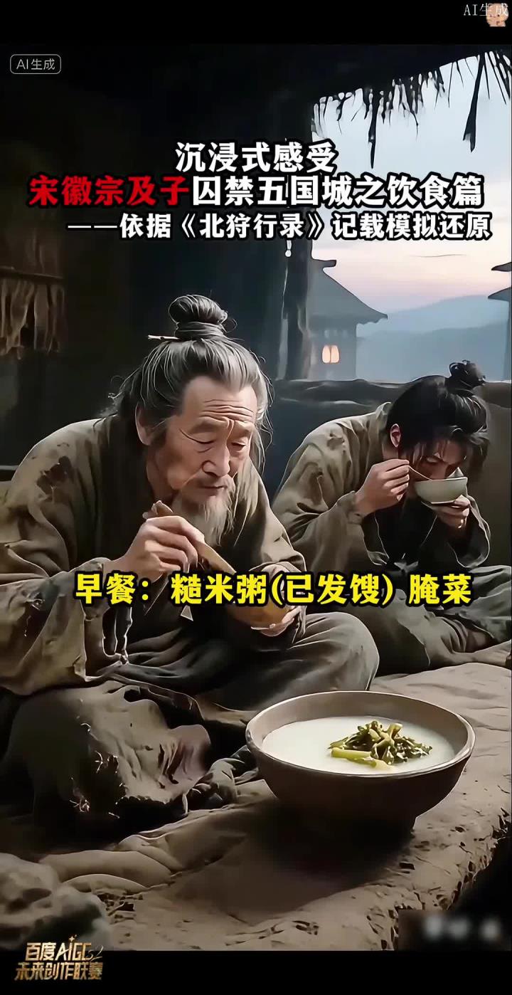 沉浸式体验宋徽宗父子囚禁五国城 揭秘皇家囚徒的每日餐食 还原历史真实生存图景