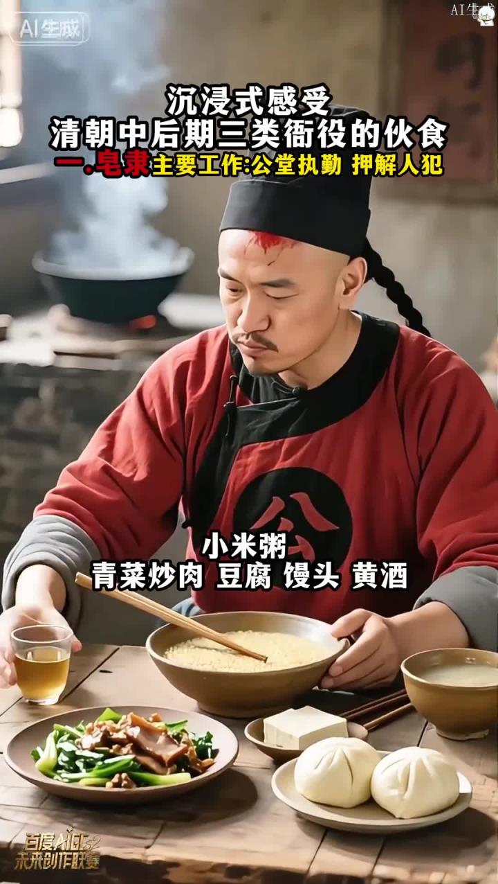 沉浸式体验清朝中后期衙役伙食 真实状况揭秘 原来日常饮食是这样