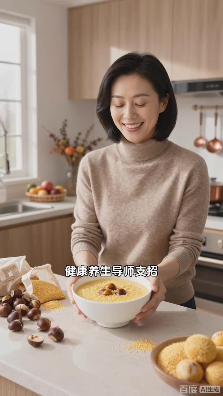 秋季吃一碗板栗小米粥,补肾健脾改善腰膝酸软!