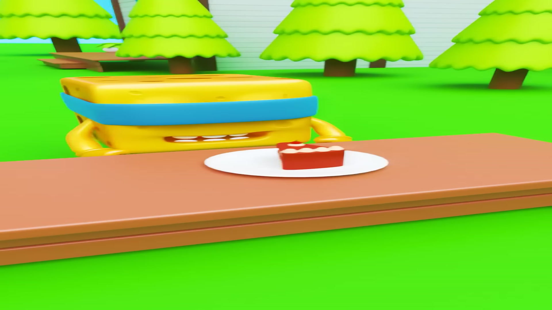 小海绵吃掉的蛋糕