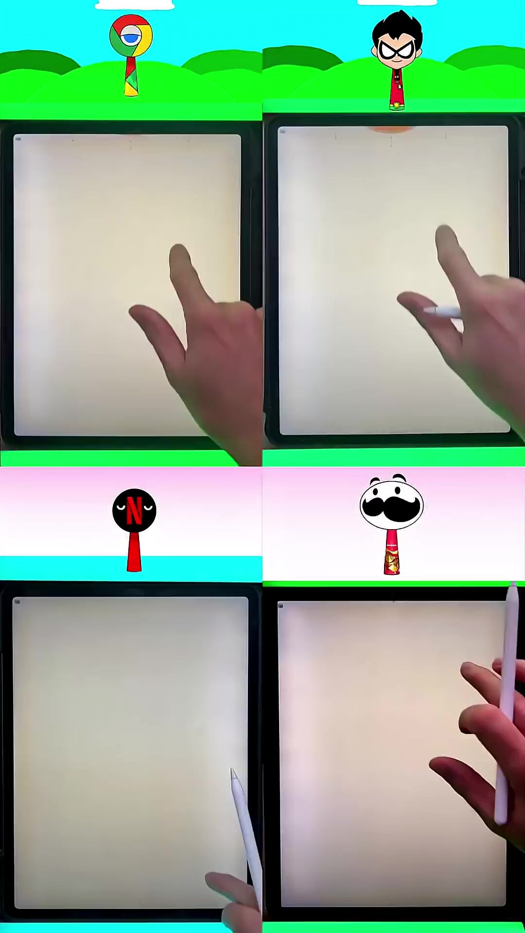 平板手绘卡通形象