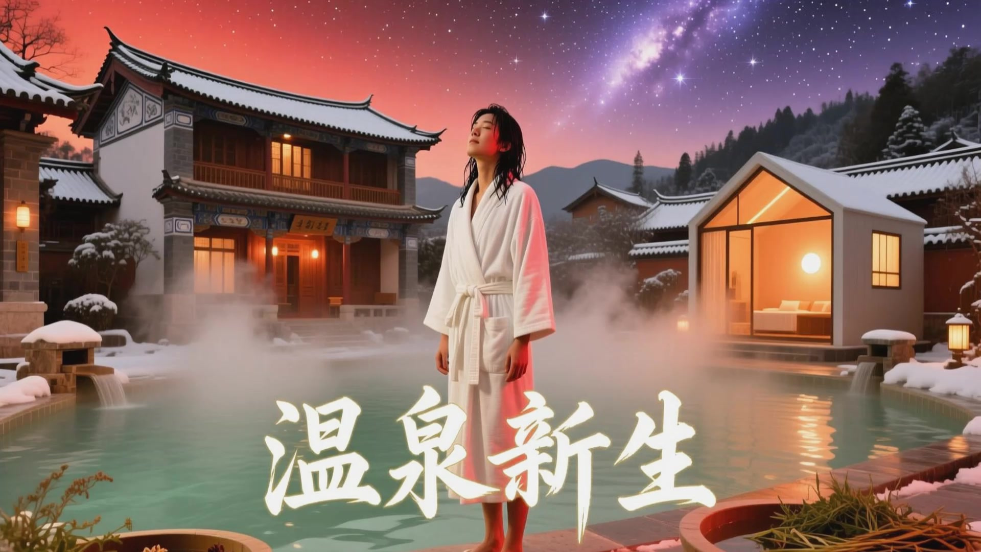 天气转冷,安宁“天下第一汤”温泉试运营受热捧