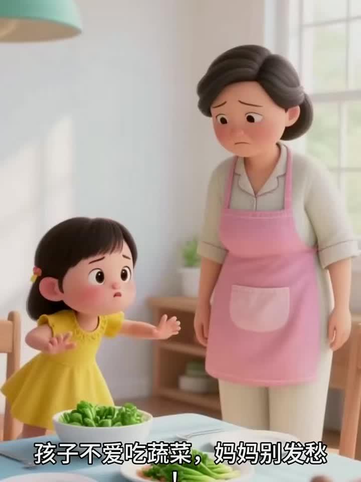 孩子不爱吃蔬菜?三个趣味妙招让娃爱上吃菜!