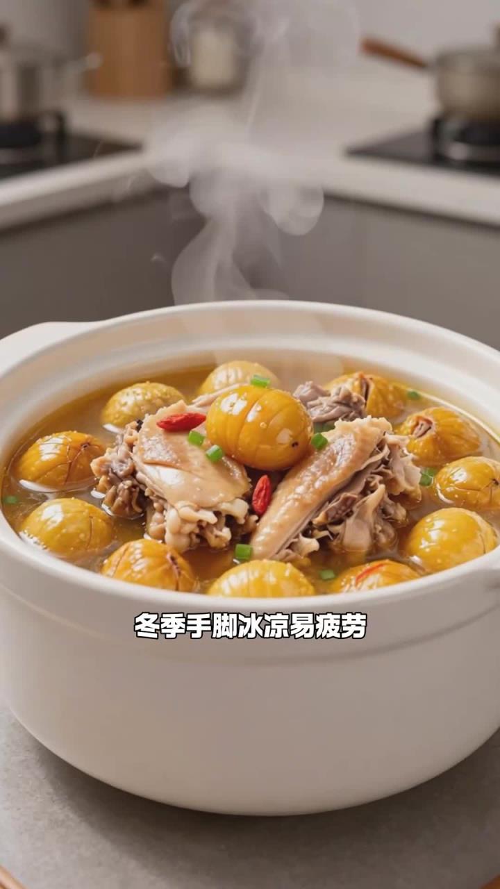 冬季多吃栗子炖鸡,补肾健脾,滋养身体好菜肴