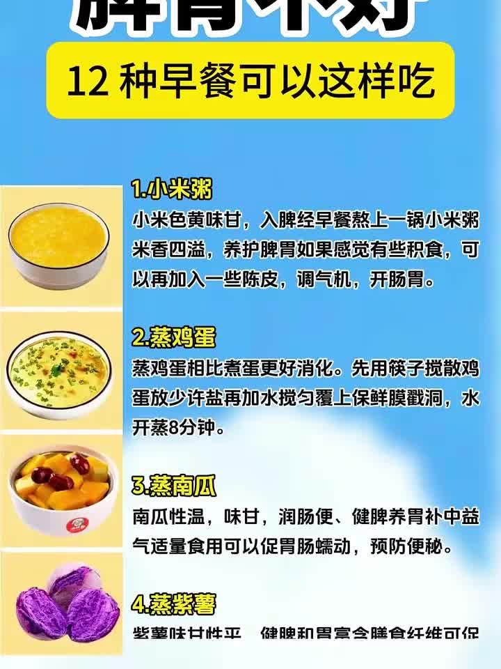 调理虚弱脾胃,从早餐开始:12道养胃食谱助消化