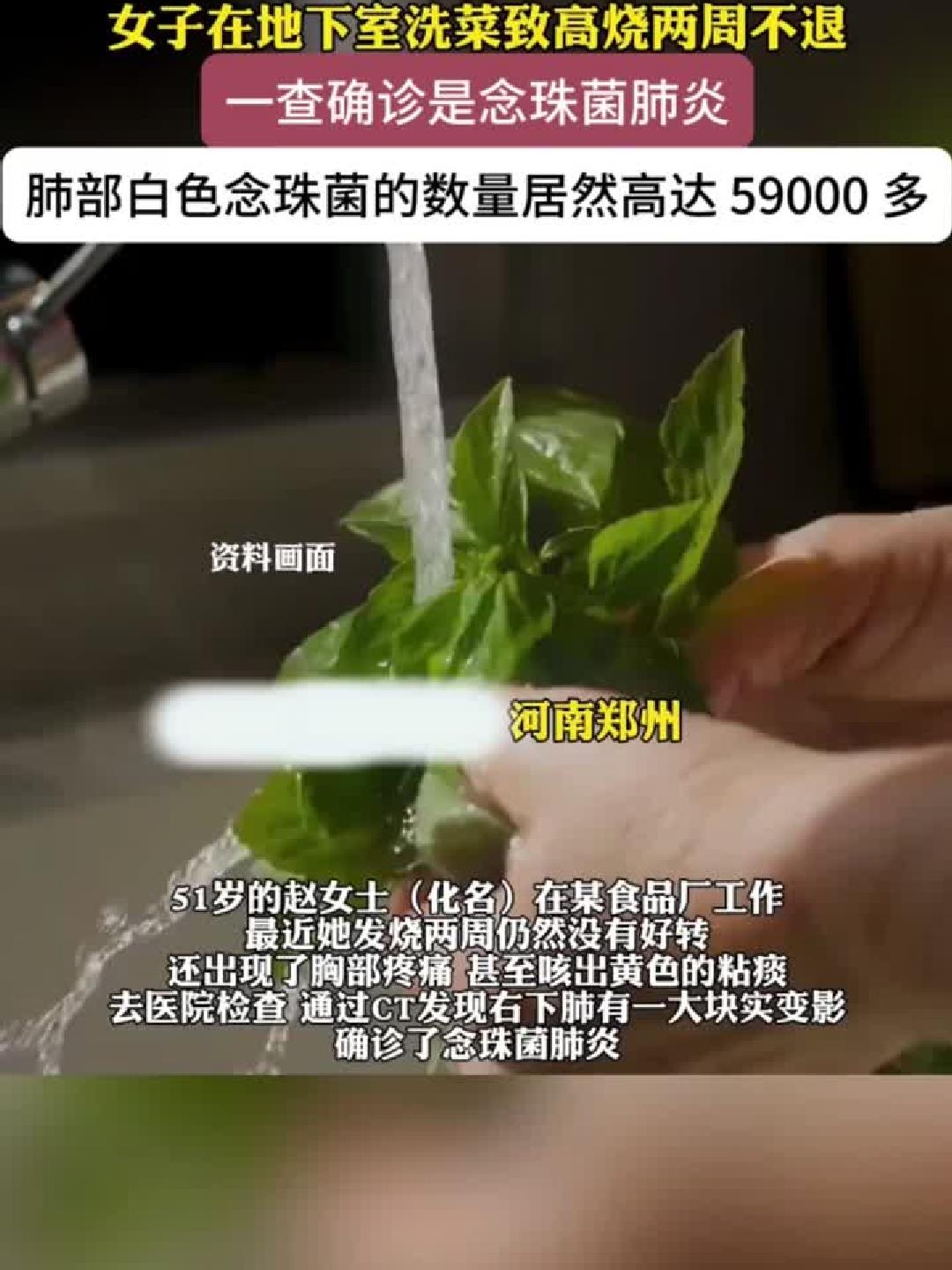地下室洗菜惹来怪病?女子高烧不退,背后真相令人心惊!