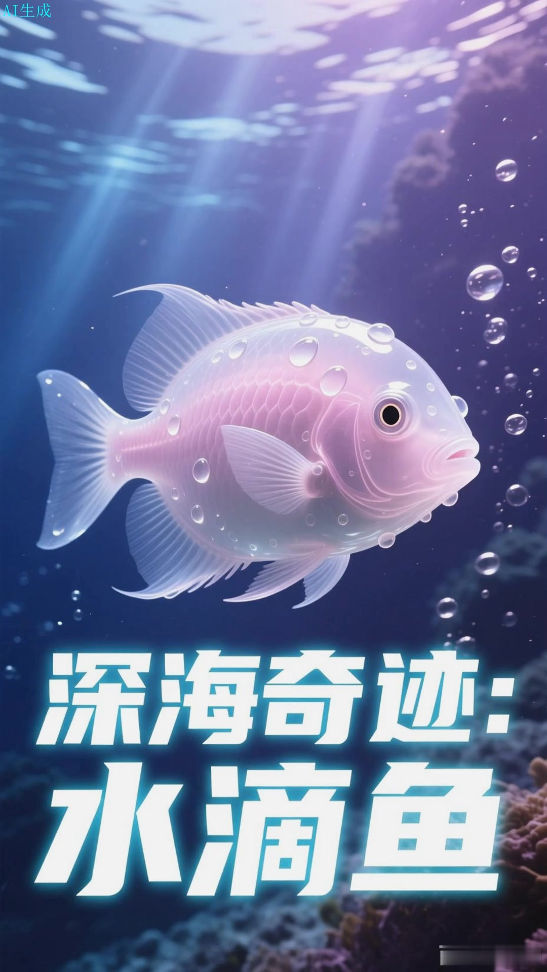 水滴鱼承受深海压力的凝胶状身体