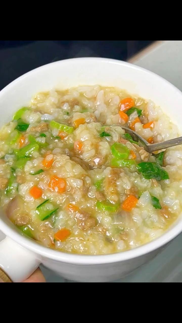 我经常给宝宝做的花样粥做法，好喝到哭 ！