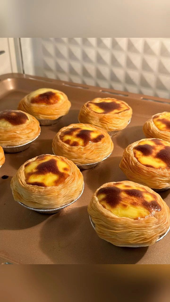 简单！又好吃的蛋挞来了～