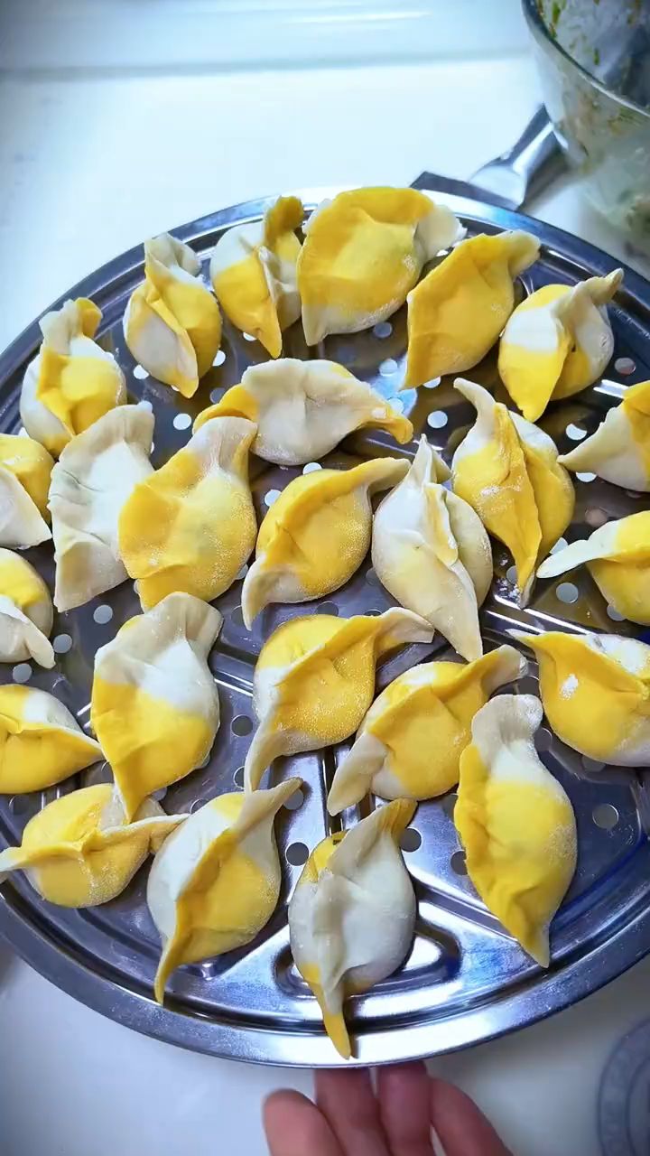 家庭版双色饺子 ！饺子