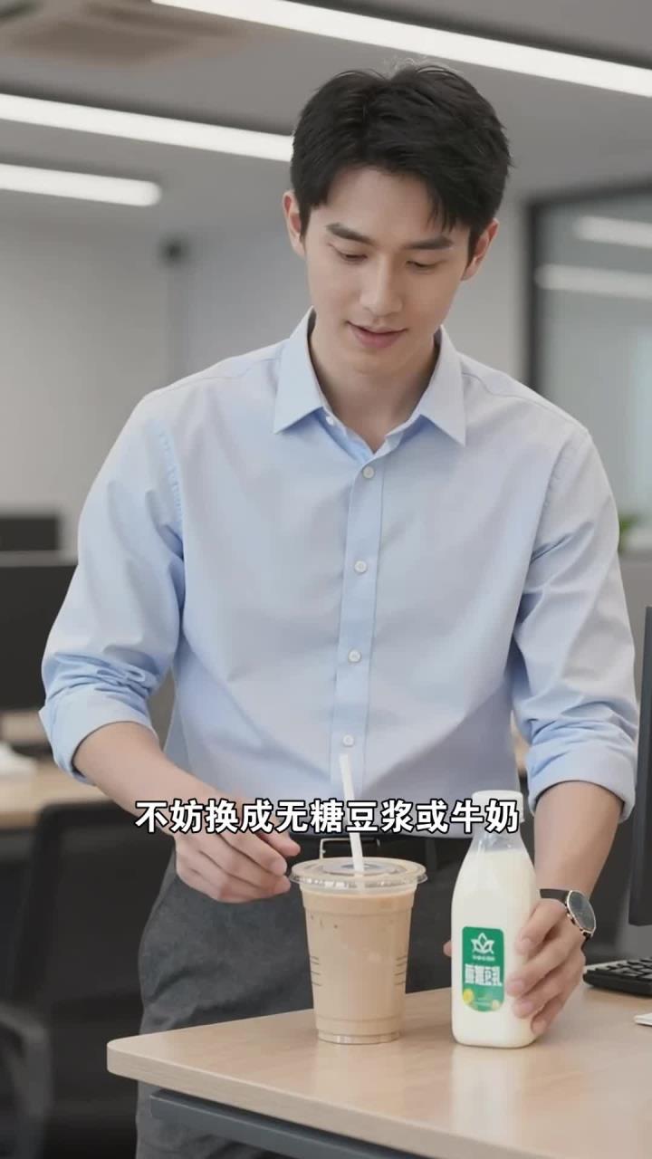 经常喝奶茶，换成无糖豆浆、牛奶，能减少负担吗？