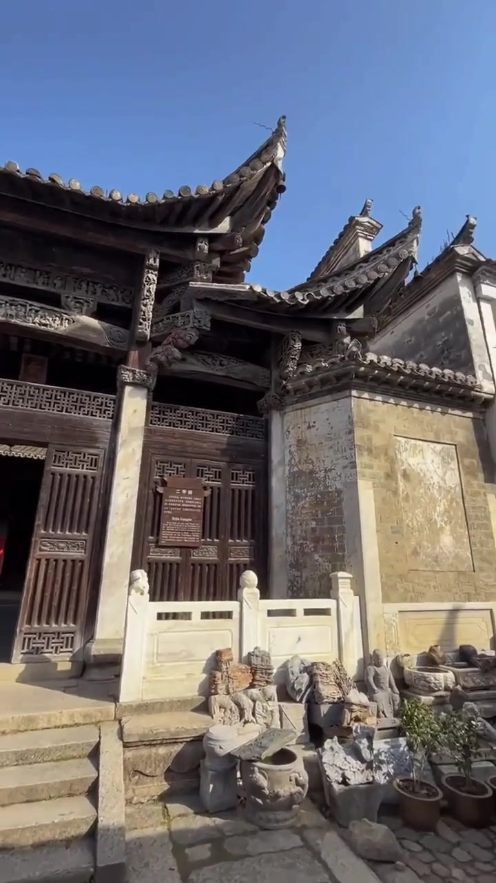 端午游玩,这样宏伟保存完好的 徽派祠堂建筑 也只有在查济可