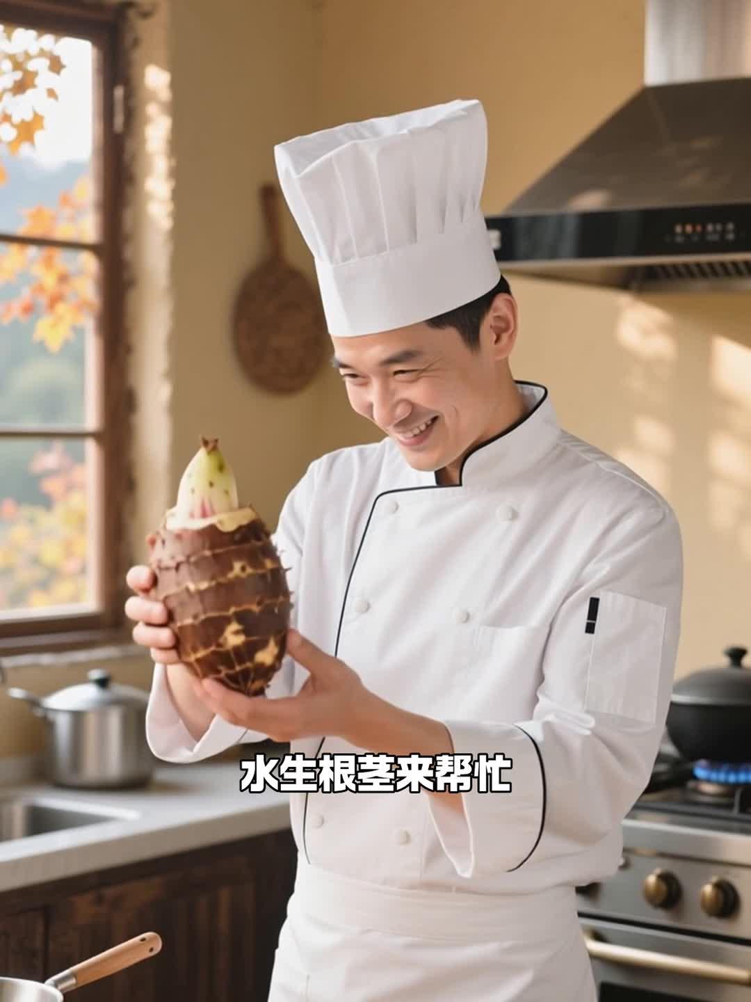 芋头糕 茨菰片 菱角羹 水生根茎养脾肺