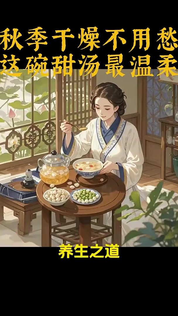 莲子百合银耳汤,一定要喝