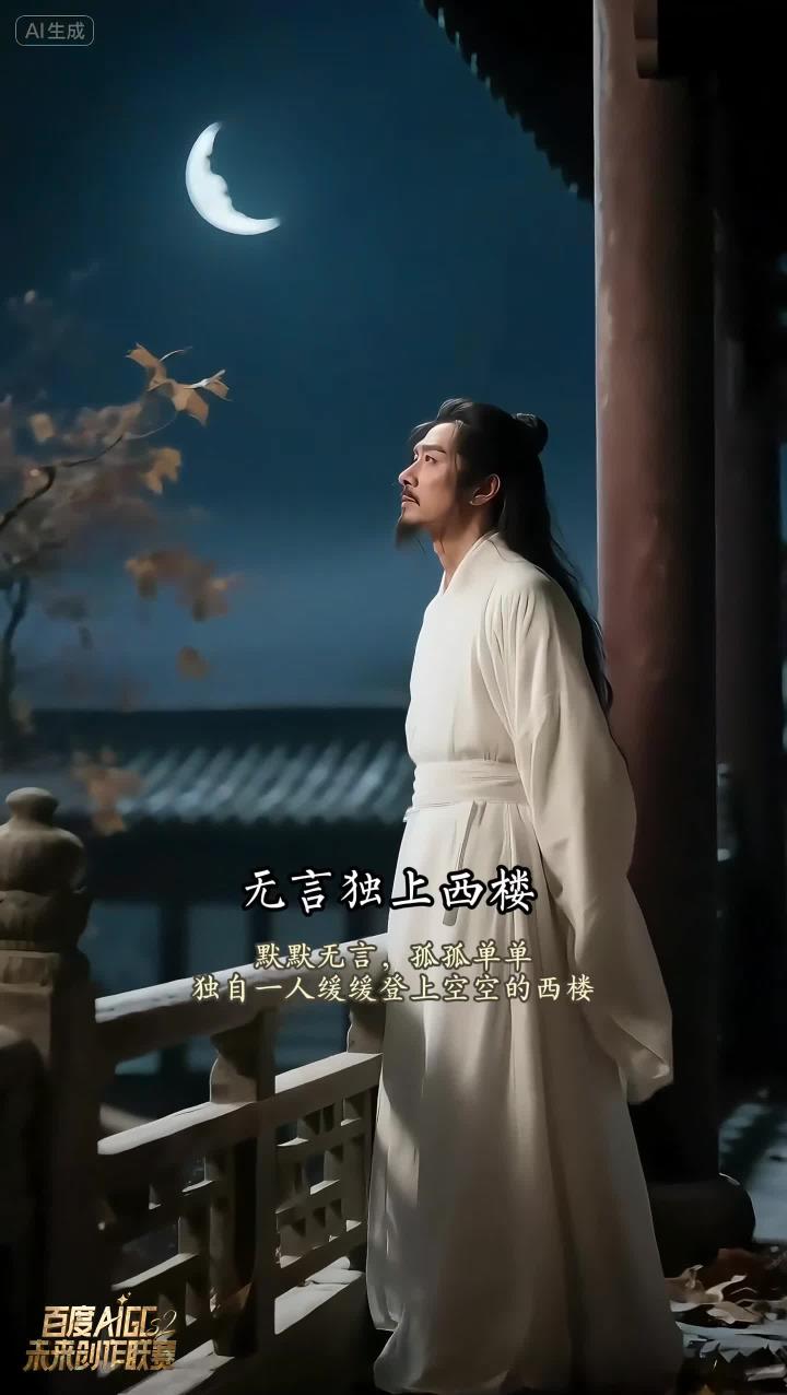 《相见欢无言独上西楼》李煜 以极简笔触勾勒出深彻骨髓的孤寂与亡国之痛,字字皆愁