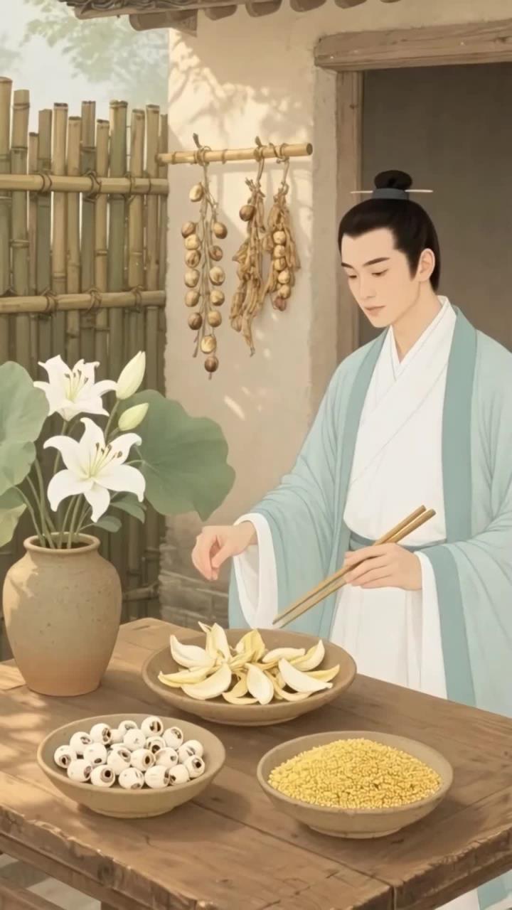 白露喝莲子百合粥,煮时加1样,更适合老人