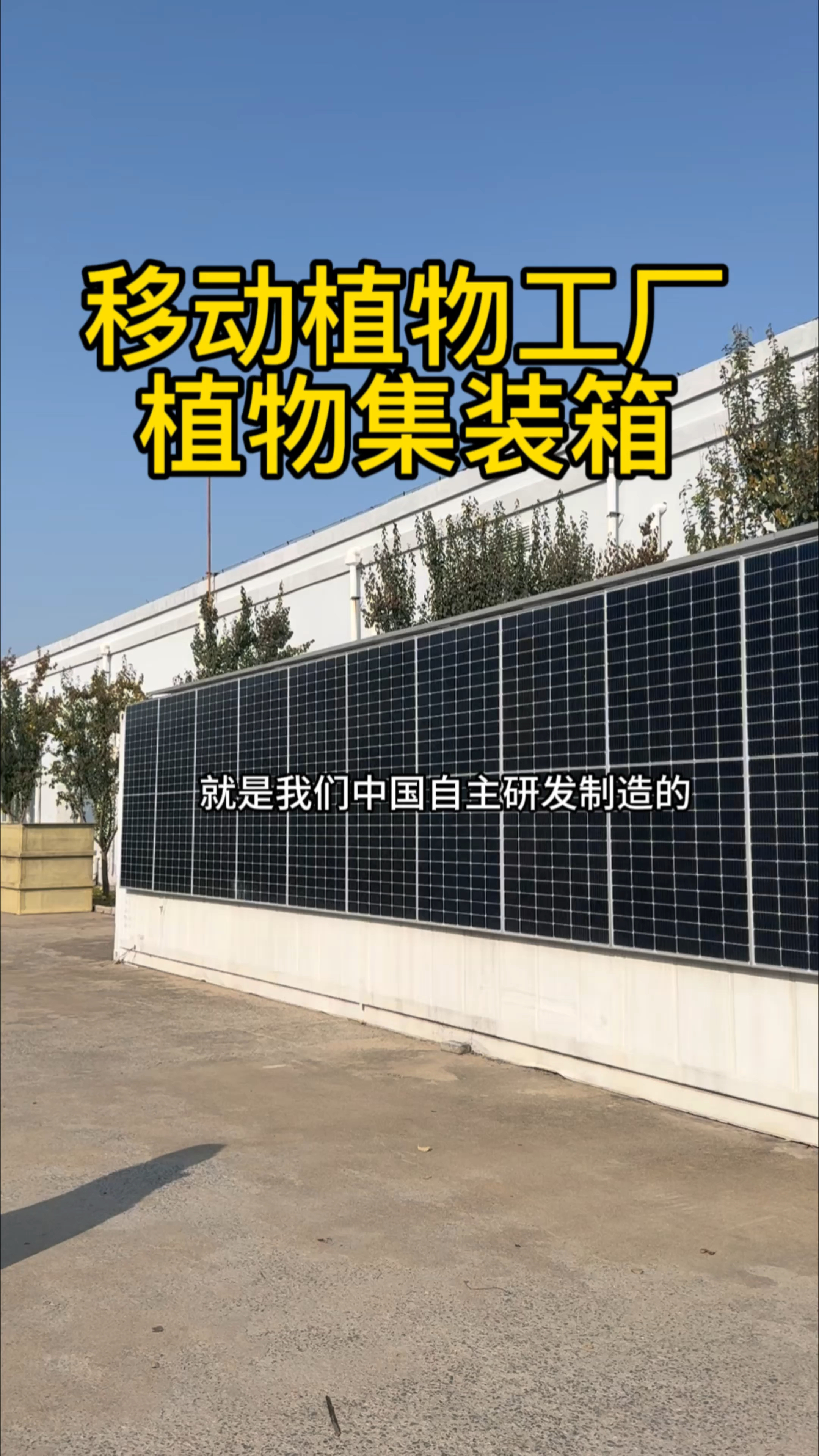 移动植物工厂 植物集装箱 哪怕你在沙漠在高原在西藏都能吃上新鲜蔬菜