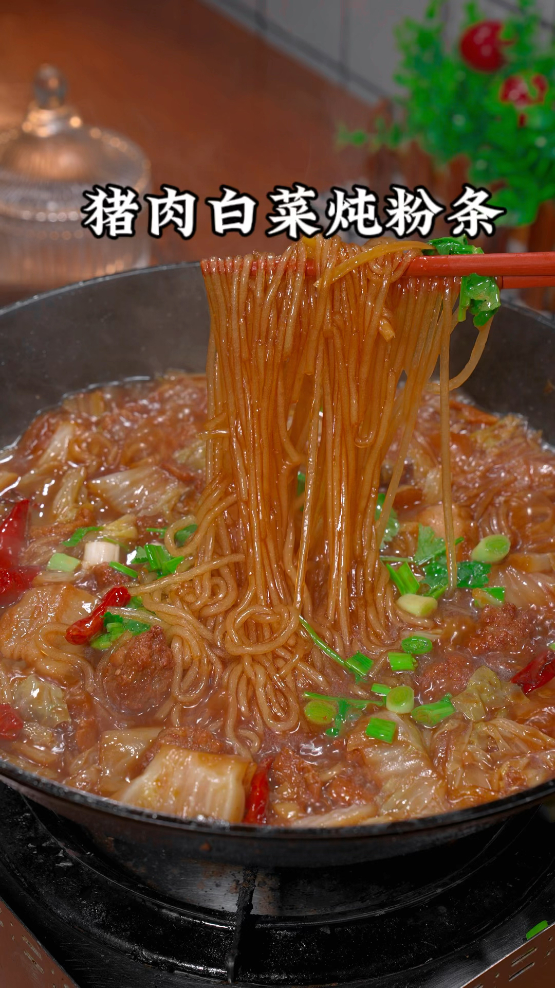 猪肉白菜炖粉条的做法