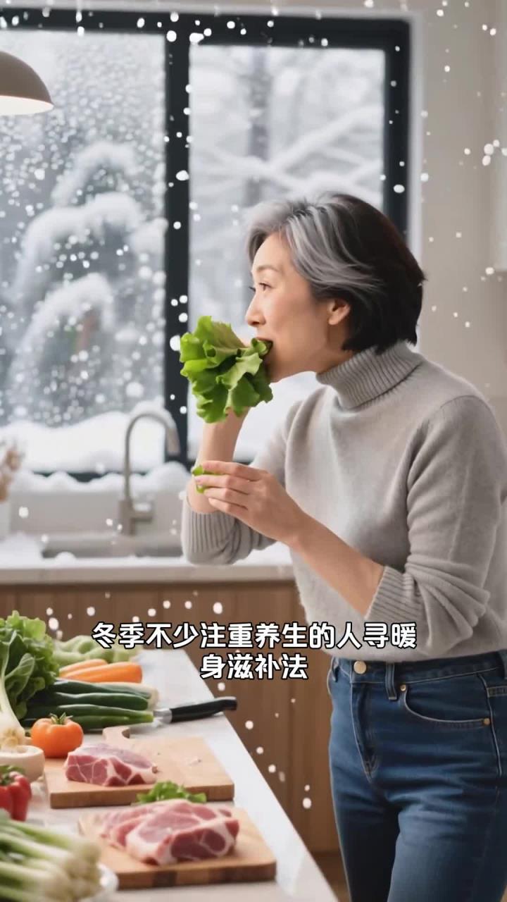 冬季保暖,多喝羊肉汤 + 白菜 + 粉丝,暖身滋补