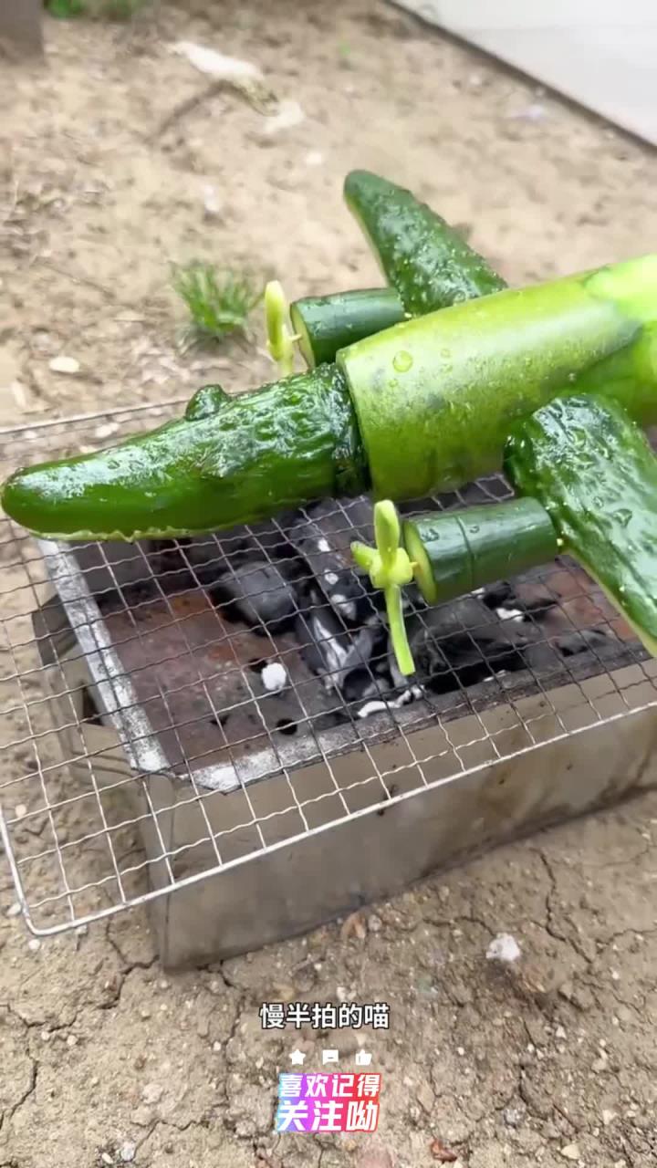 烧烤鳄鱼轰炸机!