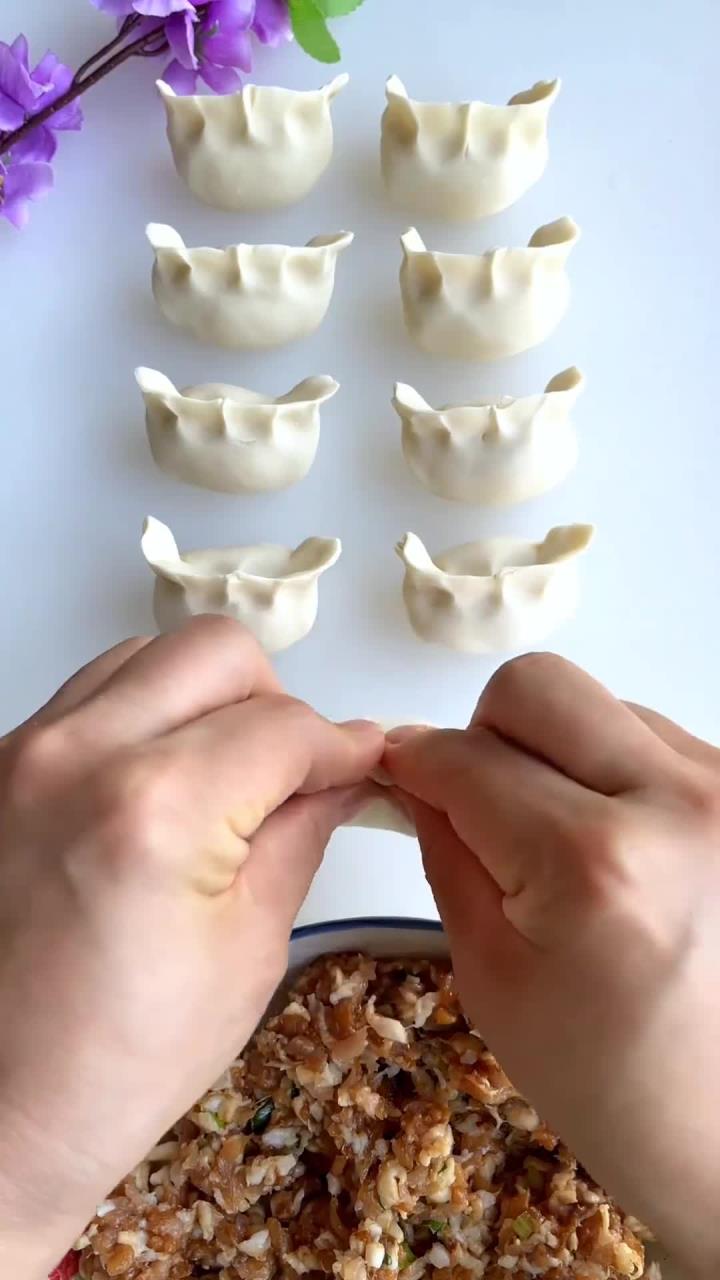 饺子的花式包法 饺子包法 包饺子 包饺子手法教程