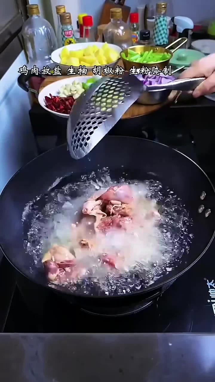 干锅鸡的做法