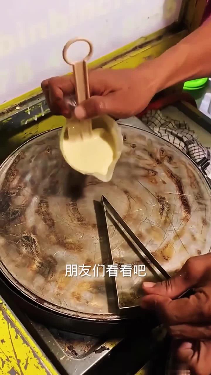 用工具快速摊煎饼