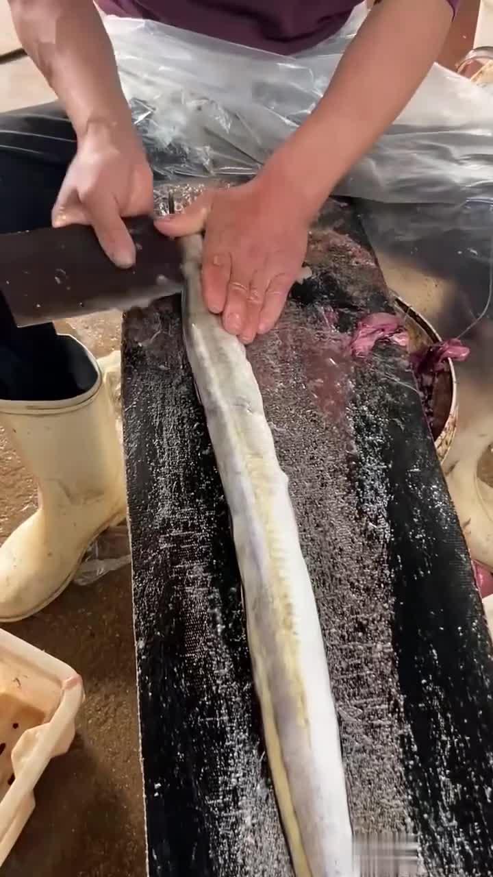 老板把鱼收拾的干干净净