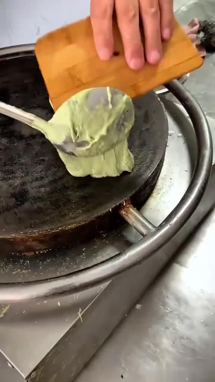 菠菜煎饼的做法
