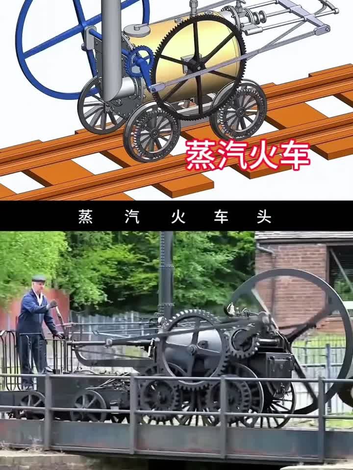 太厉害了,这个就是以前蒸汽火车头的设计结构