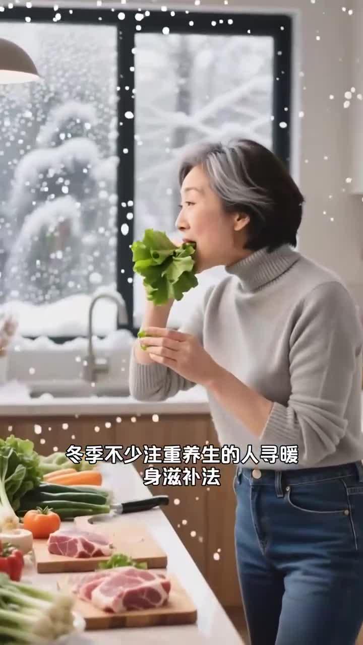 冬季保暖,多喝羊肉汤 + 白菜 + 粉丝,暖身滋补